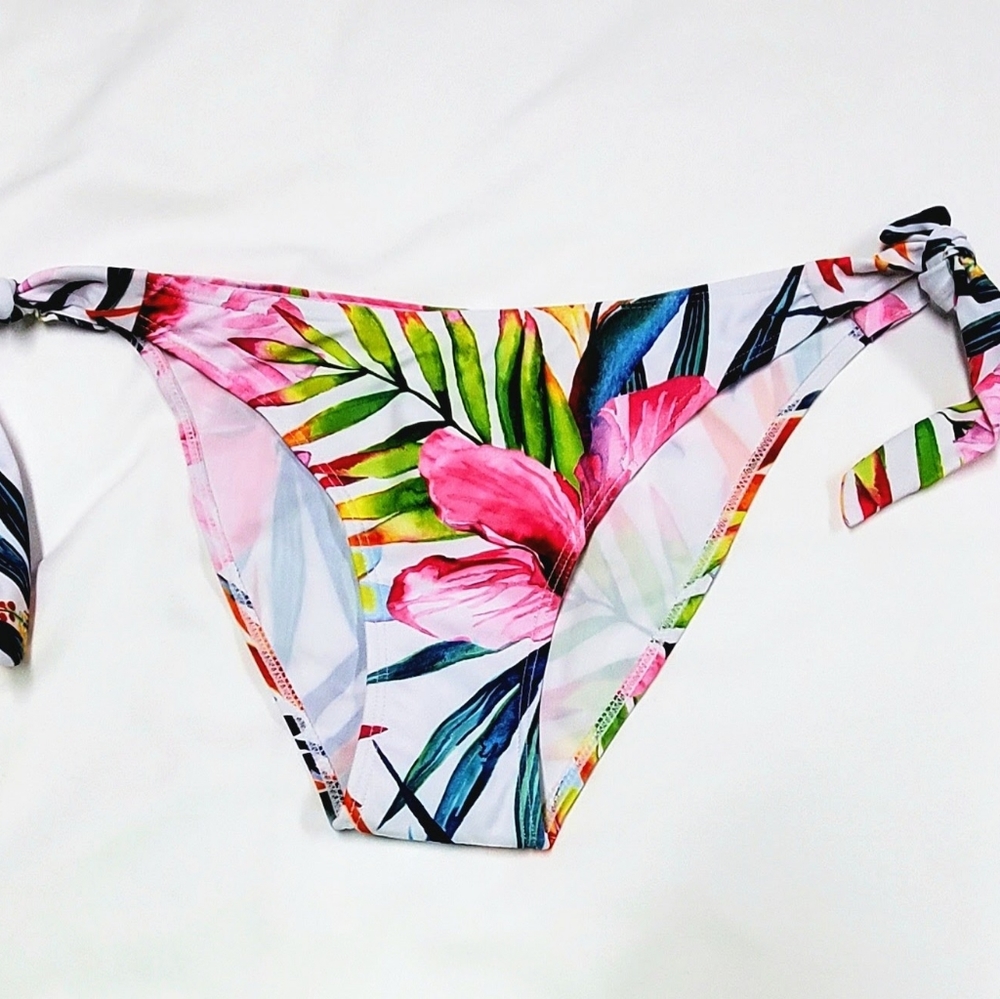 Shein Bikini Bottom tropical print small